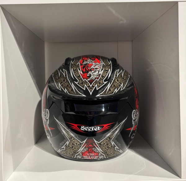 Motorrad-Integralhelm Carbon- Drikompo. XPEED XF 708 RED - Gr. L